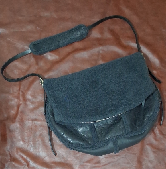Jimmy Choo Handbags - Jimmy Choo Crossbody Bag with Shearling Flap